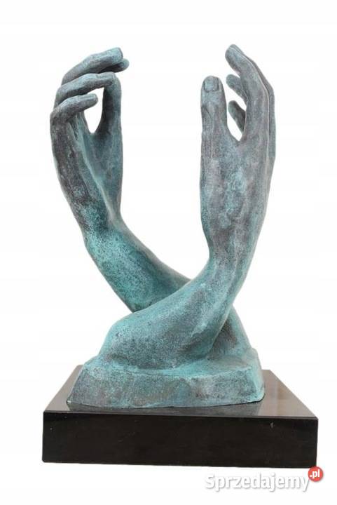 Dwie Splecione Dłonie wg Rodin Katedra Figura Kraków