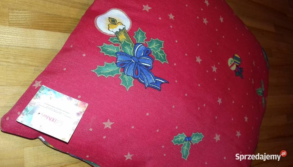 Nowa świąteczna poduszka prezent Boże Narodzenie mazowieckie Warszawa sprzedam