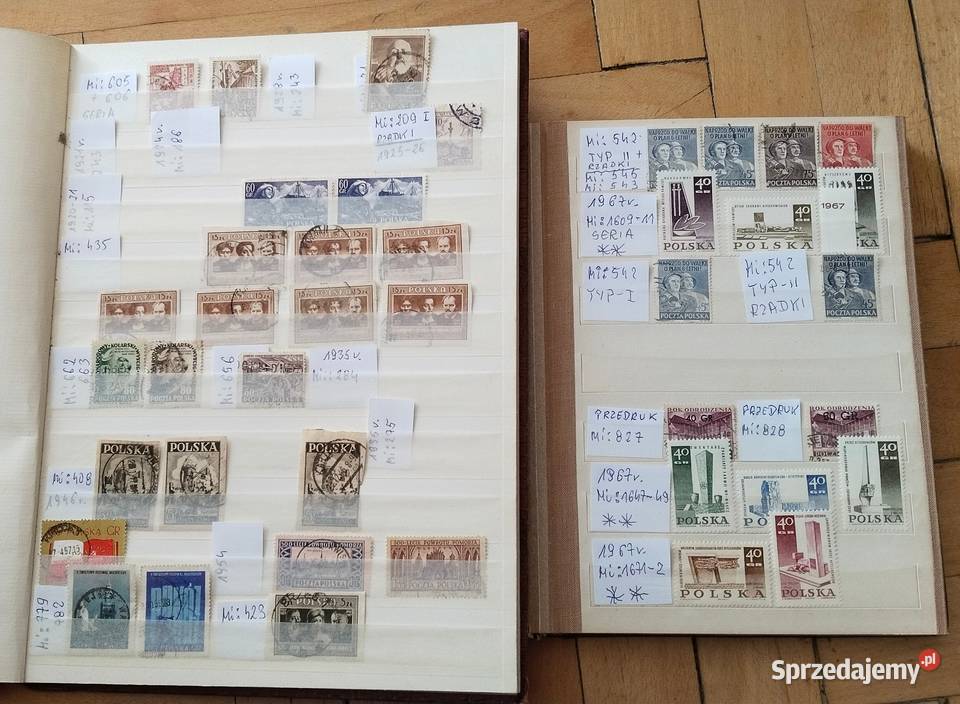 5 klaserów znaczków i kopert