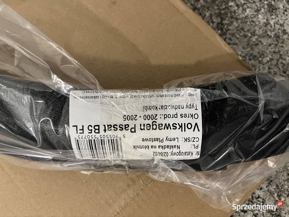 Nakładki na błotniki Volkswagen Passat B5 Fl osobowe pomorskie Lębork