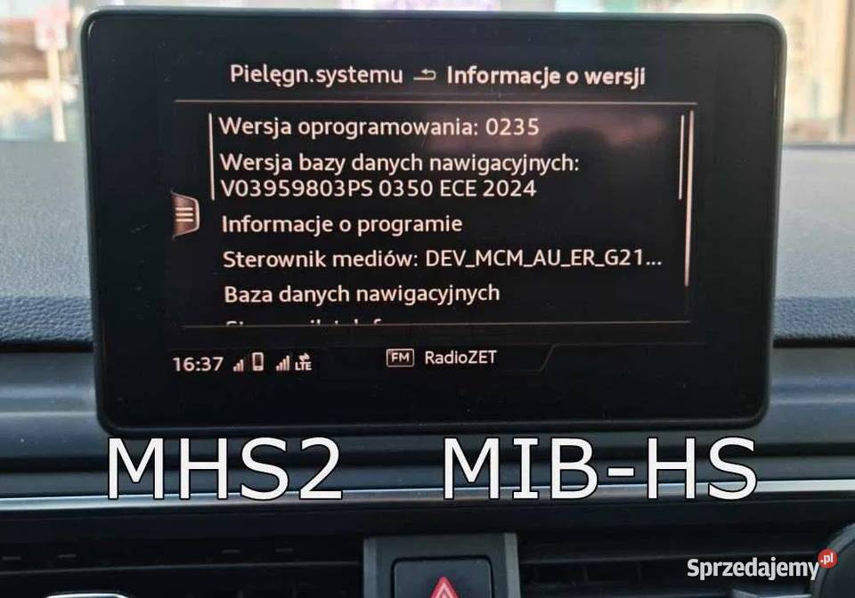 P350 MHS2 ECE 2024 Aktualizacja map MMI MHS2 łódzkie Łódź