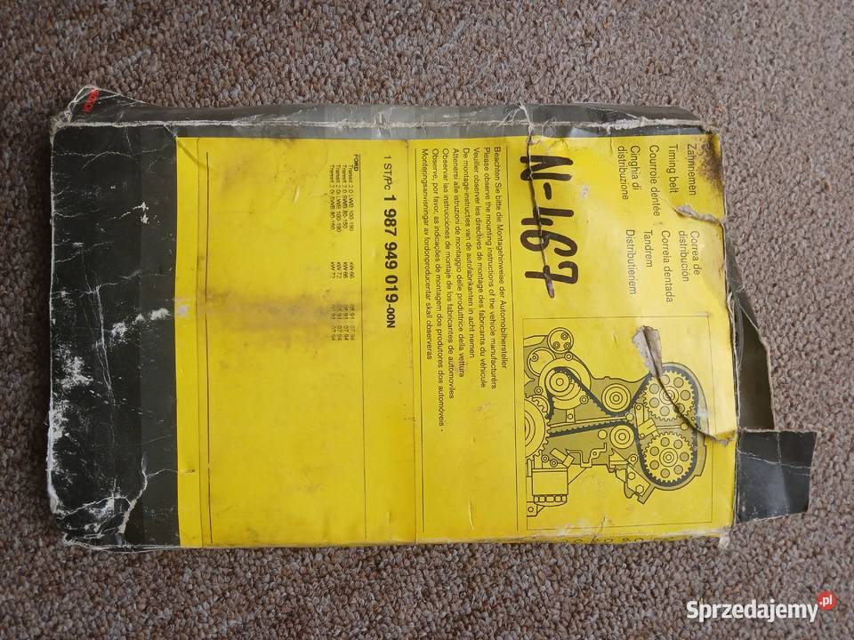 Pasek rozdządu ford 20 scorpio transit Kraków