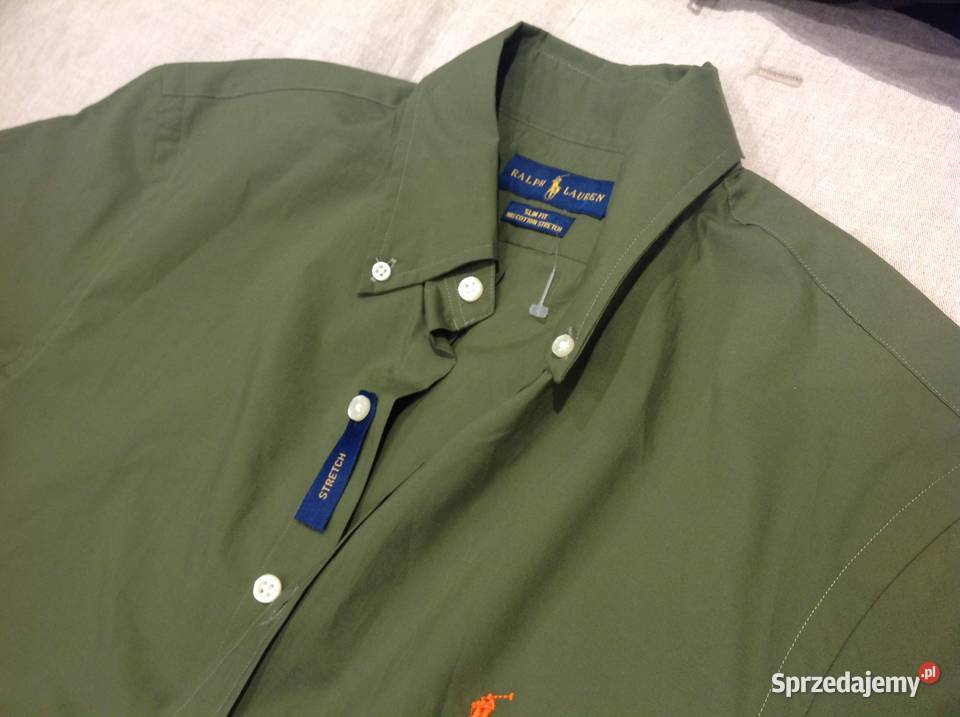 Koszula Męska Khaki RALPH LAUREN r M Nowa Sól