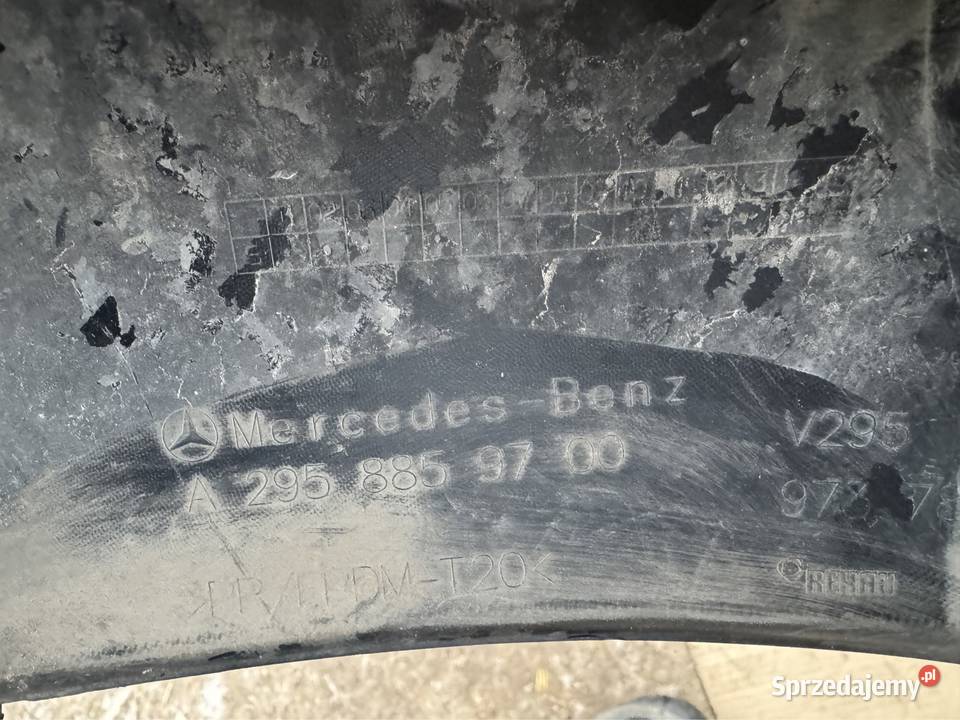 Spoiler dół zderzaka przód Mercedes eqe w295 Międzychód