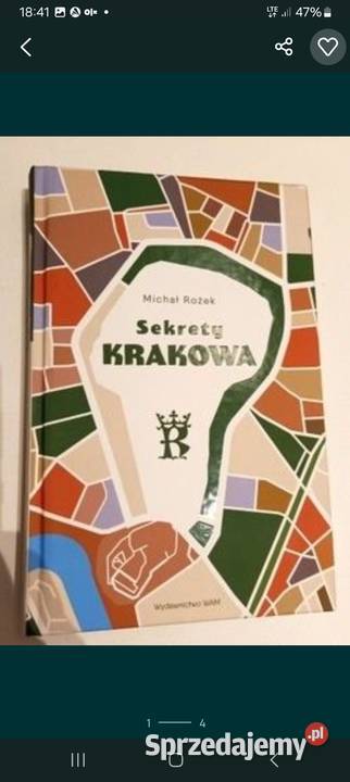 Sekrety Krakowa Rożek Michał okładka twarda NOWE śląskie Siemianowice Śląskie