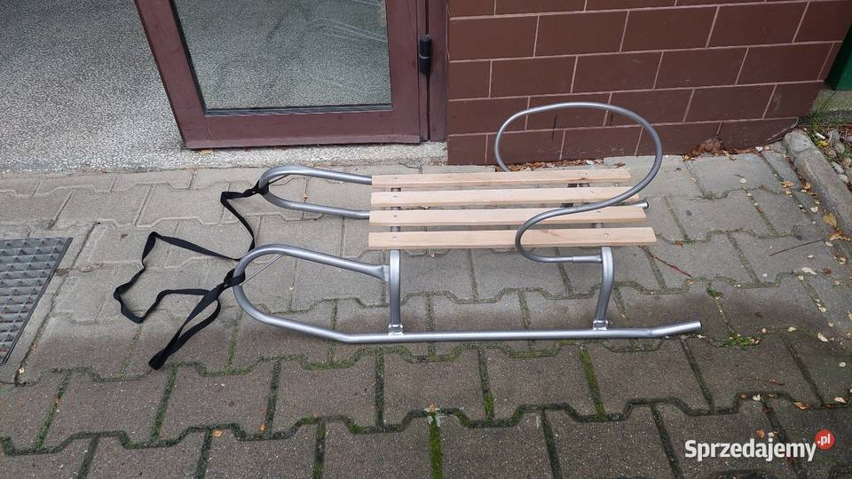 Sprzedam sanki metalowe ze zdejmowanym oparciem Wrocław