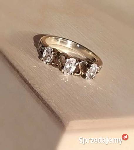 Pierścionek obrączka srebro 925 161 mm srebro Pierścionki śląskie Cieszyn