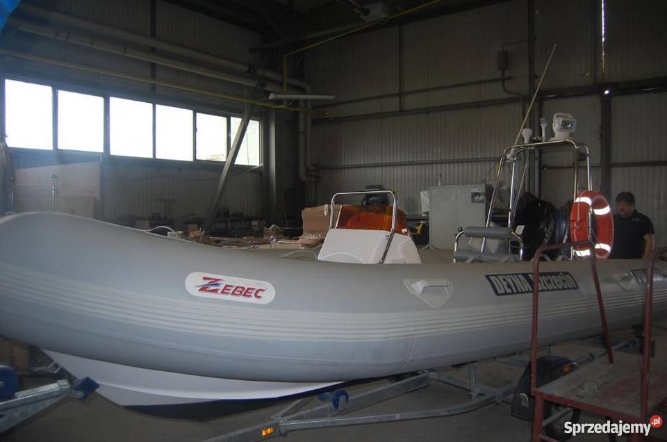 RIB ZEBEC 520 z Tohatsu 50 hp przyczepa ZAMIANA Chojna