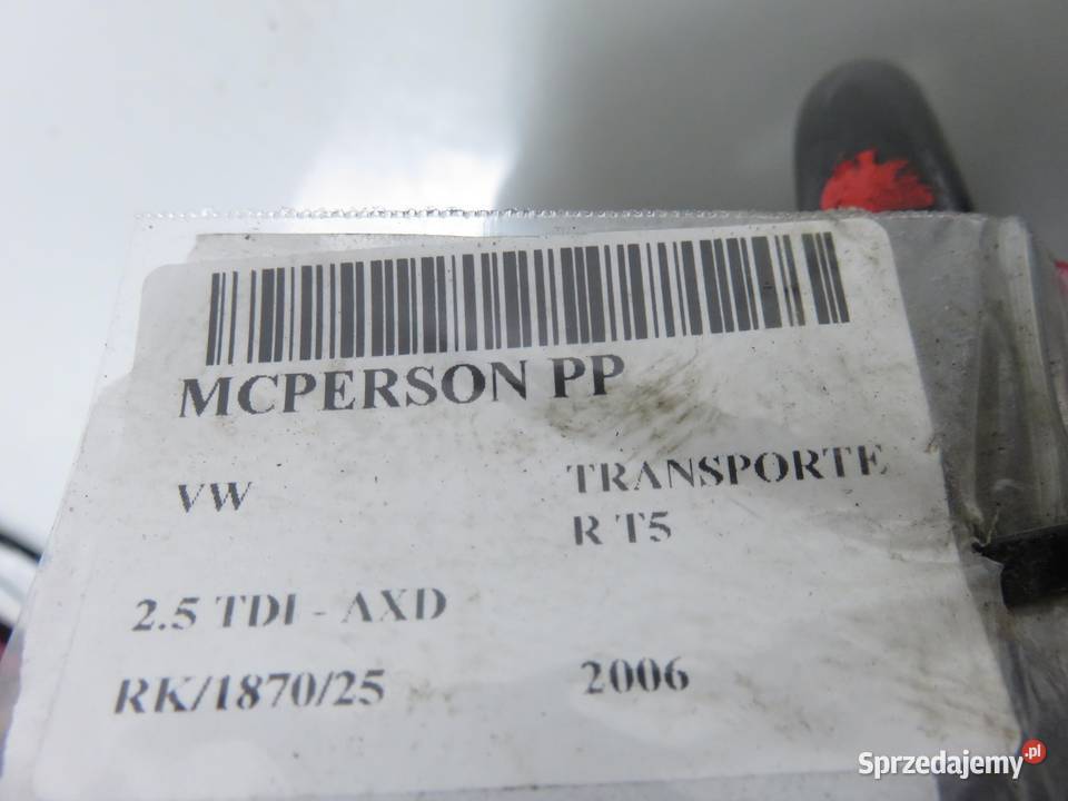 MCPERSON PRAWY PRZEDNI VW TRANSPORTER T5 25 TDI małopolskie