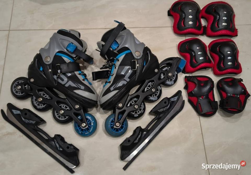 Rolki łyżwy wrotki 4w1 ochraniacze kask Bełchatów