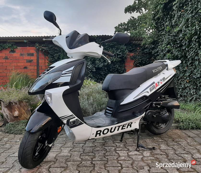 Zadbany duży skuter Romet Router Grande 50 4t 2142km Tuczno
