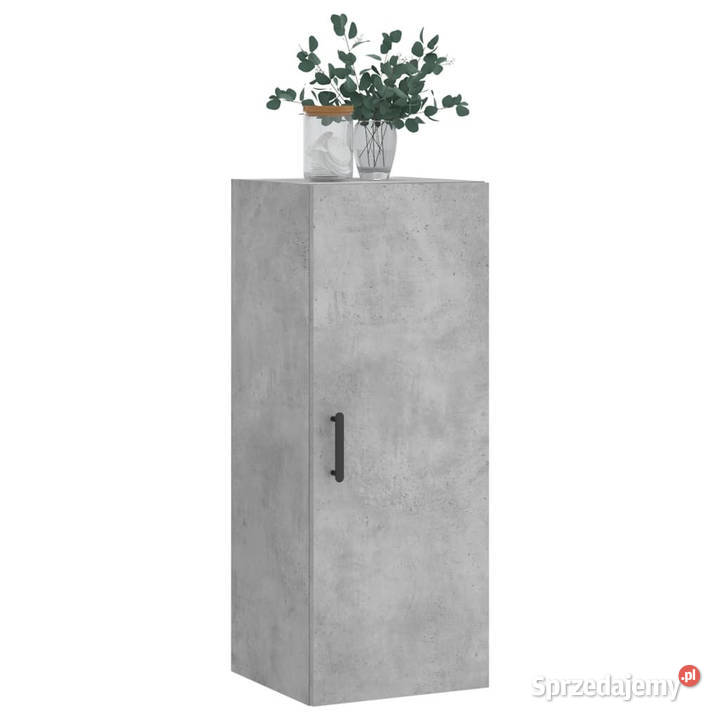 Szafka wisząca szarość betonu 345x34x90 WM828864 Warszawa