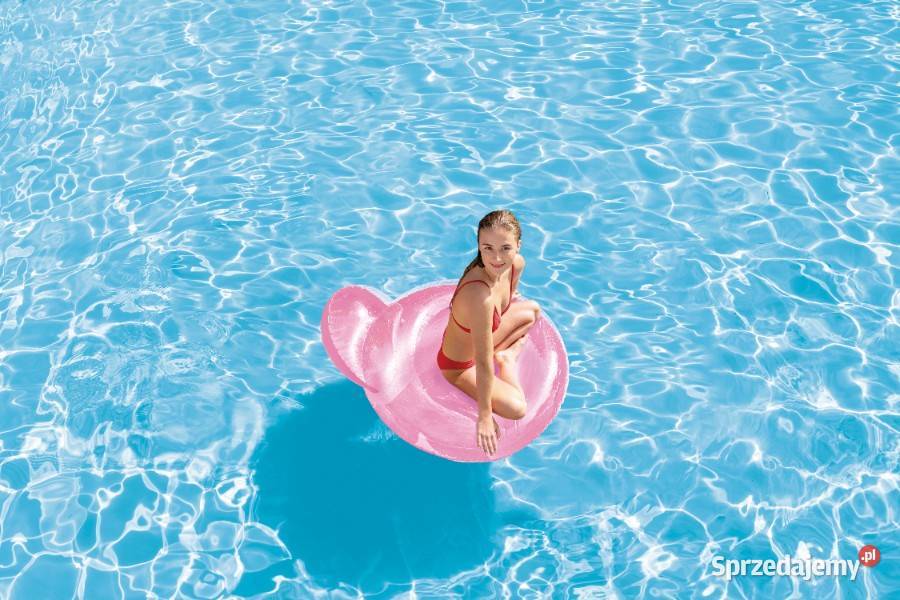 Dmuchany fotel materac z oparciem 137x122 INTEX Poznań