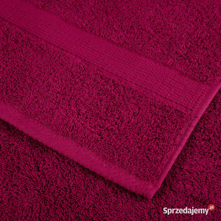 Ręczniki premium SOLUND 2 bordowe 100x150 600 g mazowieckie