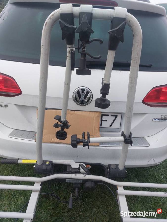 Bagażnik na 4 rowery na hak uchylny firmy MFT dolnośląskie Zagrodno sprzedam