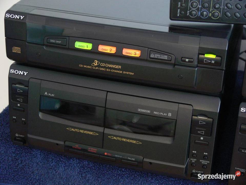 Wieża Sony STR-W55 z pilotem i korektorem, WYSYŁKA. Jasło - Sprzedajemy.pl