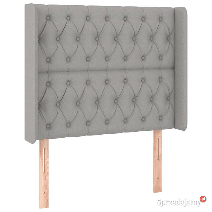 Zagłówek do łóżka z LED jasnoszary 103x16x118128 Warszawa sprzedam