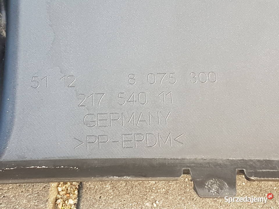 BMW 840i M850i G16 SPOJLER ZDERZAKA TYL OSLONA wielkopolskie Turek