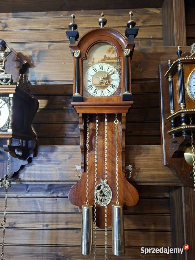 Wiszący zegar holenderski stary Rzeszów