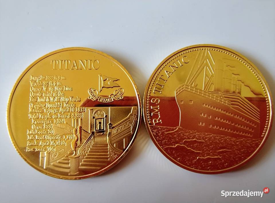 Numizmaty przedstawiające Titanica Żory