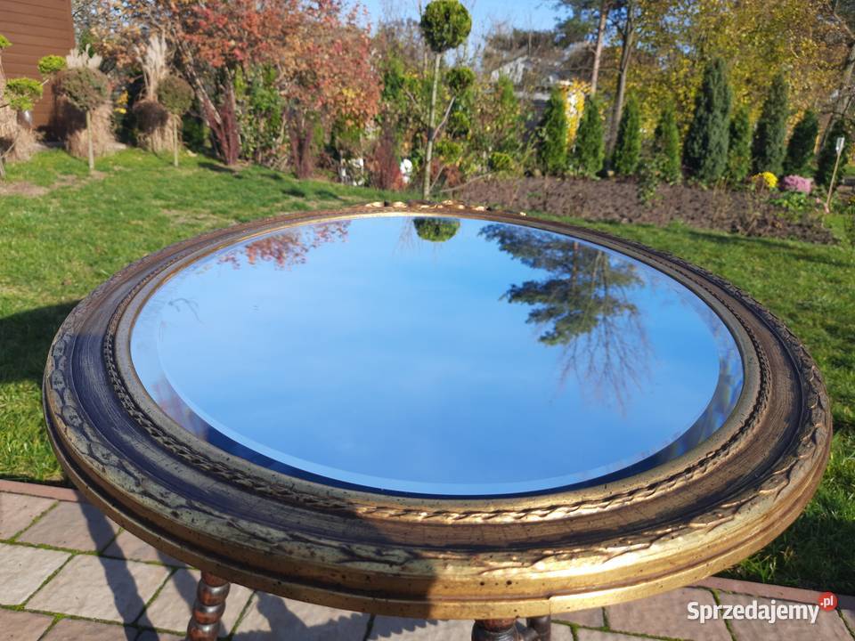 owalne lustro z kokardką Made in Belgium Mielnica Duża