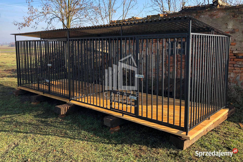 Kojec Psów 6x2m drewniana Podłoga uchwyt na Dla psów Grudziądz