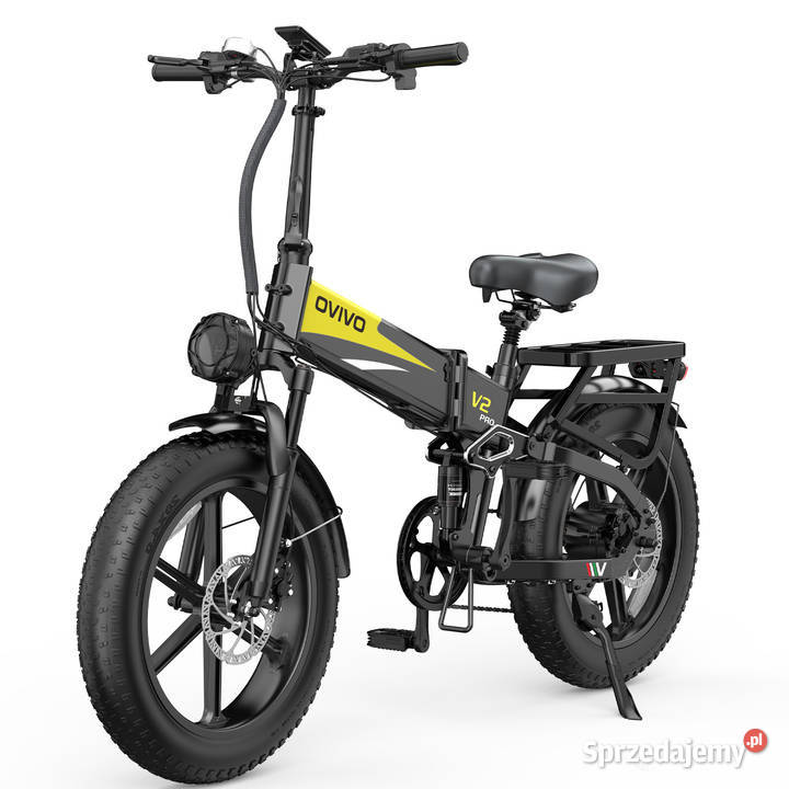 Rower elektryczny OVIVO V2 PRO 20 czarnożółty Tarnów sprzedam