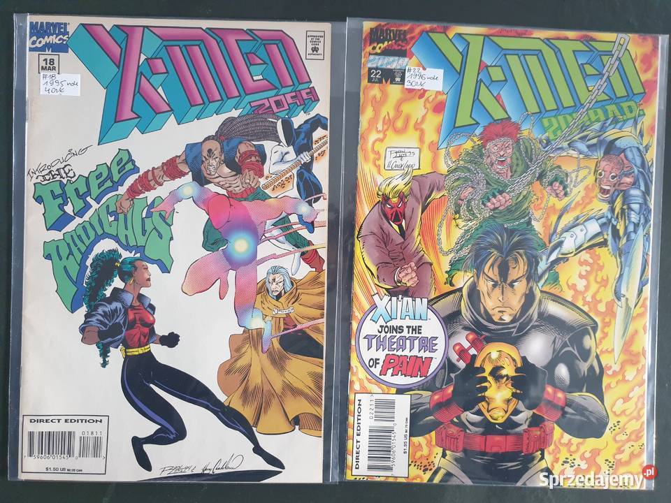 XMen 2099 i inne 14 oryginalnych komiksów Marvel Superbohaterowie Gdynia sprzedam