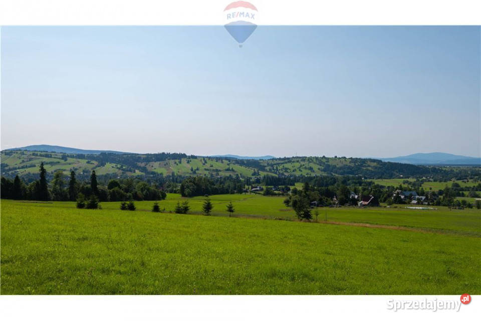 Spokojna działka z pięknym widokiem na Tatry polna Dzianisz