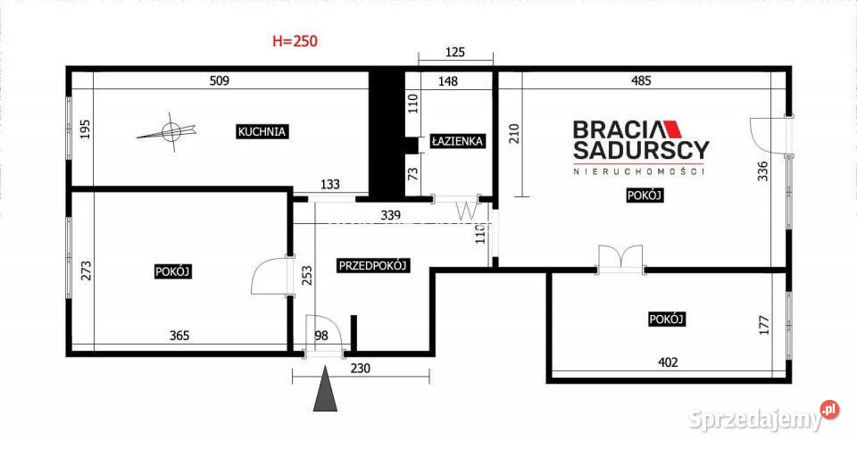 Mieszkanie do sprzedania 54m2 3 pokojowe Kraków