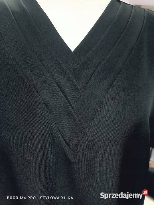 Bluzka TOP LILI CZARNY S36 94 biust łódzkie Wieluń