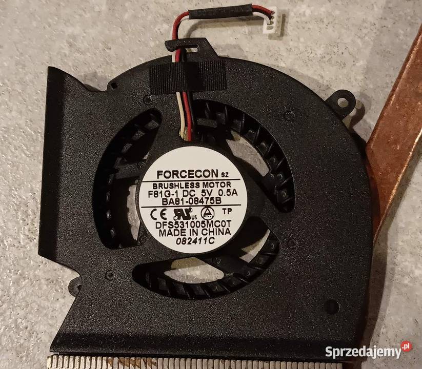 Samsung R540 Chłodzenie z wentylatorem Opole sprzedam
