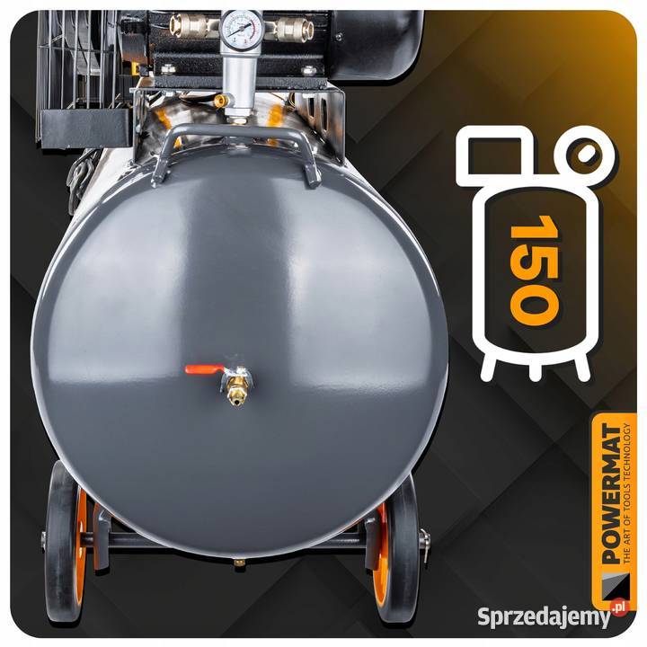 KOMPRESOR OLEJOWY 150L 8 BAR SPRĘŻARKA 230V Katowice