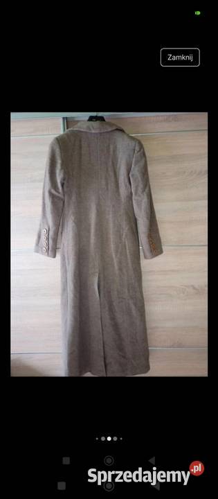 Płaszcz kistermann długi wełna kaszmir m beż Kurtki i płaszcze lubelskie Biłgoraj