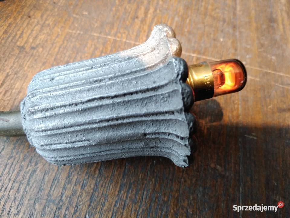 Stara lampka ołtarzowa imitująca płomyk zabytek sprzedam