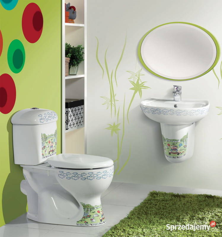 WC kompakt dzieci 56x32x61 odpływ pion poziom Szczecin
