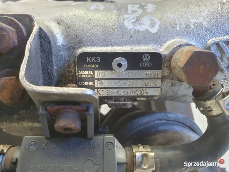 TURBOSPRĘŻARKA Audi A3 II 8P 20 TFSI turbo Części samochodowe Chełm