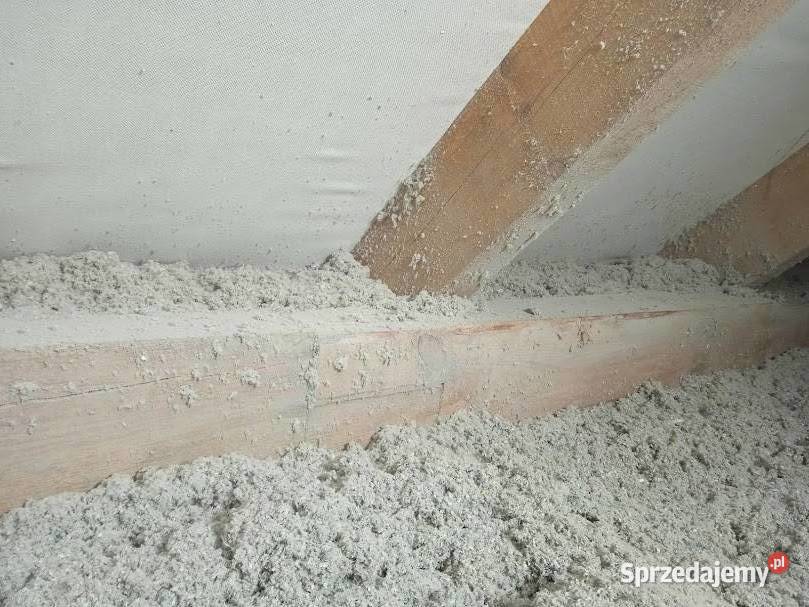 OCIEPLANIE dachu pianą wełną celulozą Kielce