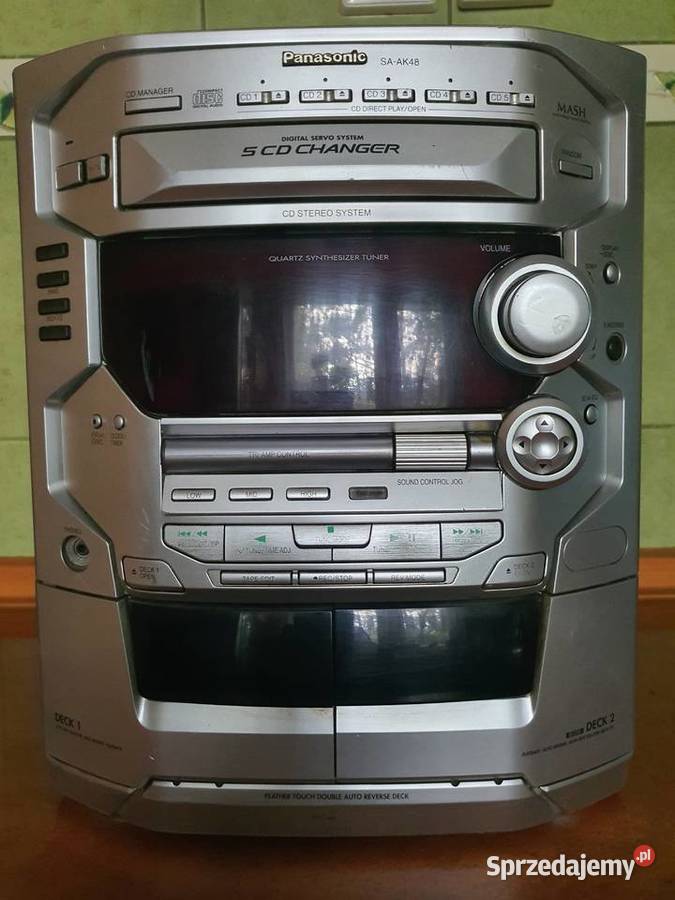 Wieża stereo Panasonic SAAK48 niesprawna Łódź