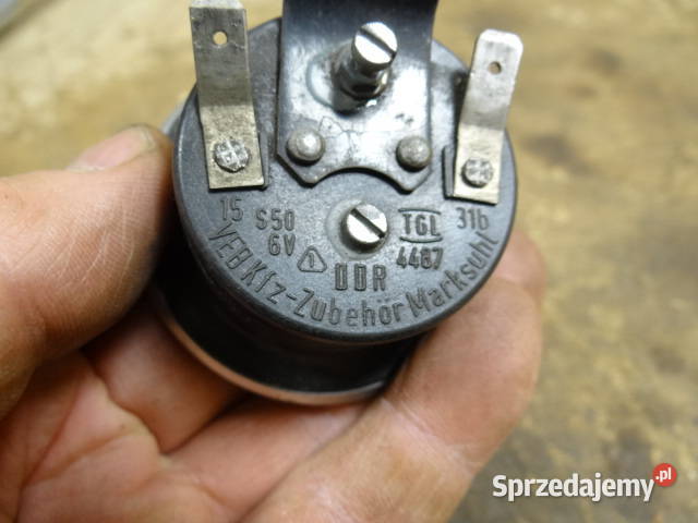 sygnał klakson 6v SPRAWNY Simson org DDR Układ elektryczny, zapłon Żary