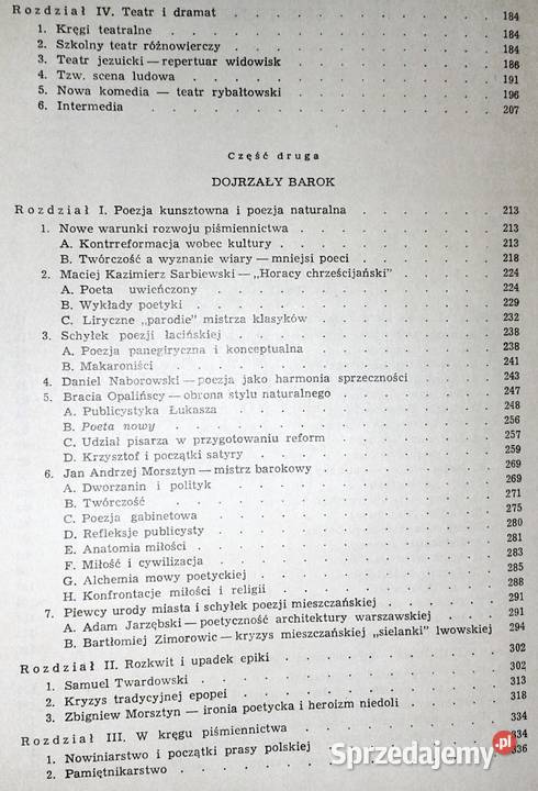 Barok Czesław Hernas Pozostałe Chełm