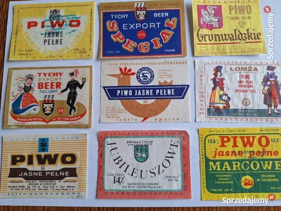 Sprzedam odklejane etykiety piwa małopolskie Nowy Targ sprzedam