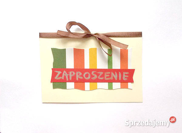 kolorowe zaproszenie bez tekstu C6 zaproszenie Opole