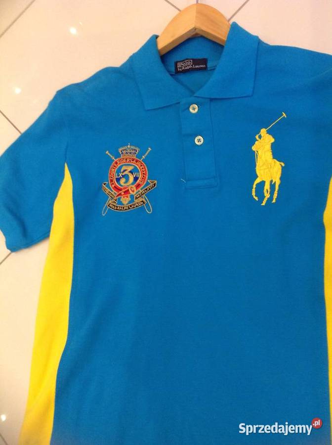 Koszulka Męska Polo RALPH LAUREN S NOWA Logo Nowa Sól