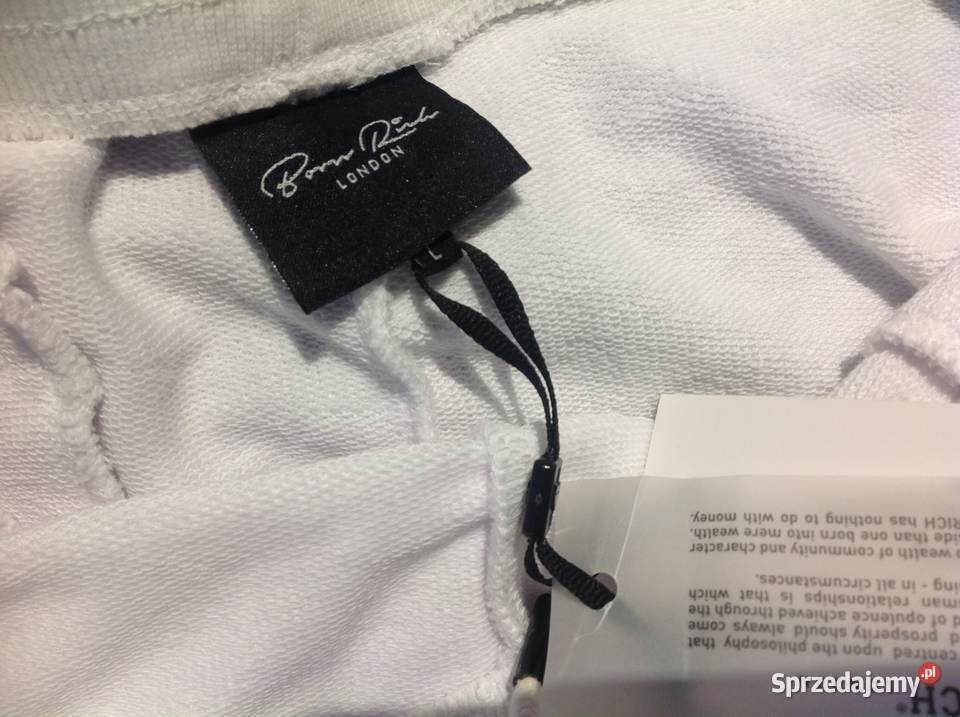 Szorty Spodenki Męskie BORN RICH L Białe NOWE Nowa Sól sprzedam