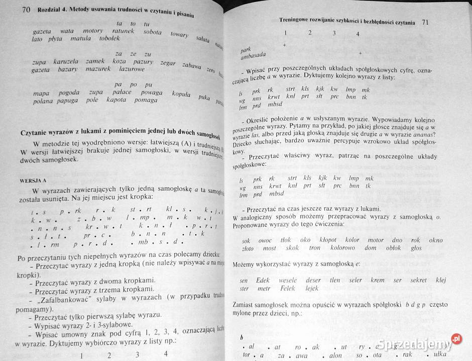 Trudności w czytaniu i pisaniu Modele ćwiczeń lubelskie Chełm