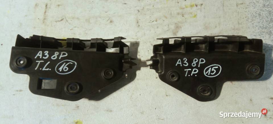 ŚLIZG ZDERZAKA PRAWY LEWY TYŁ AUDI A3 8P Karoseria