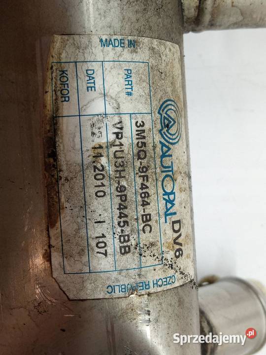 CHŁODNICA SPALIN ZAWÓR EGR 3M5Q9F464BC 16 D Ford Rok produkcji 2011 sprzedam