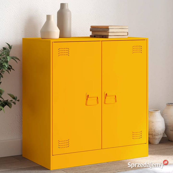 Szafka boczna musztardowa 67x39x73 stalowa Warszawa