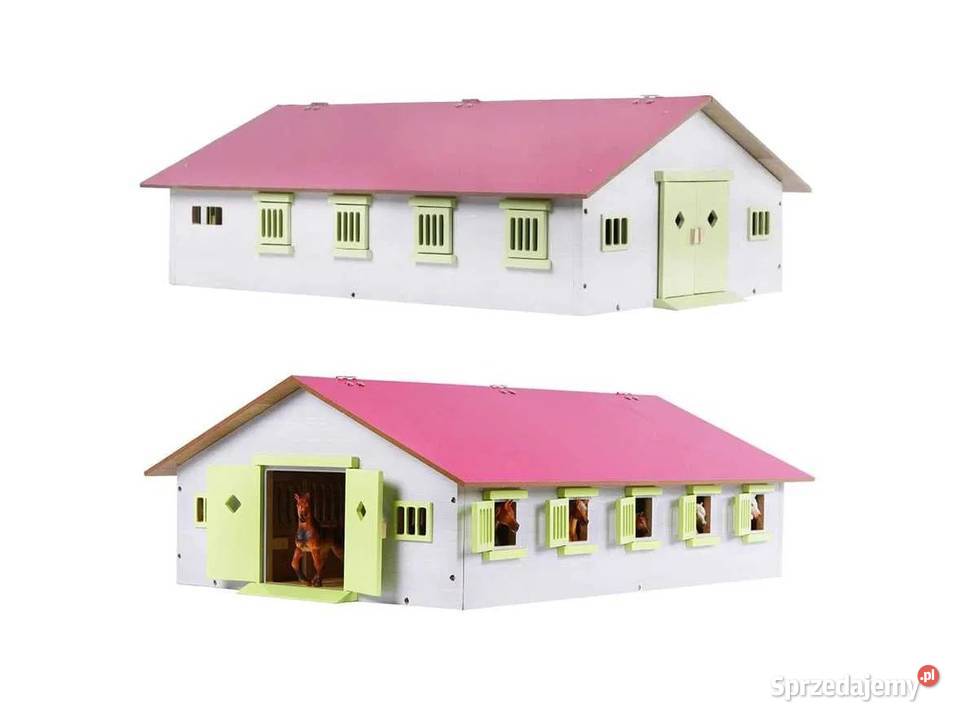 Drewniana Stajnia 9 Boksów DUŻA koni Schleich Warszawa
